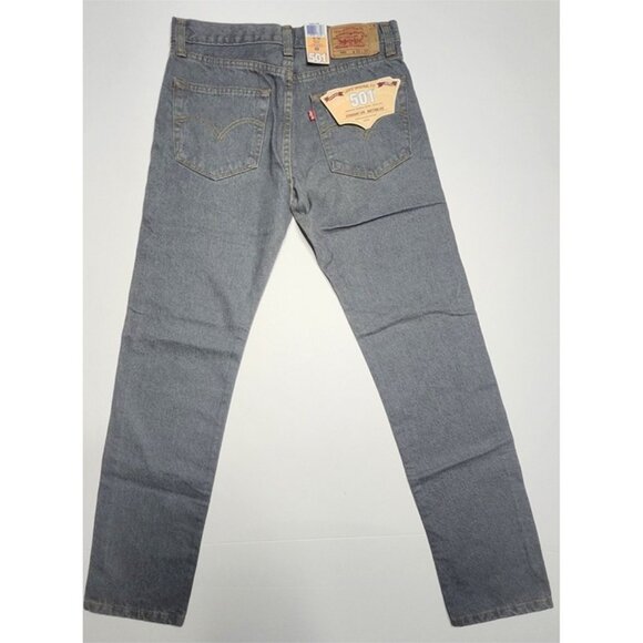 Levi's Men's 501 Original Fit Straight-leg Button-fly Jeans - Picture 4 of 6